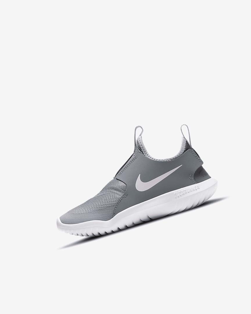 Zapatos Nike Flex Runner Niña Gris Claro Gris Blancas Rosas | AR5082