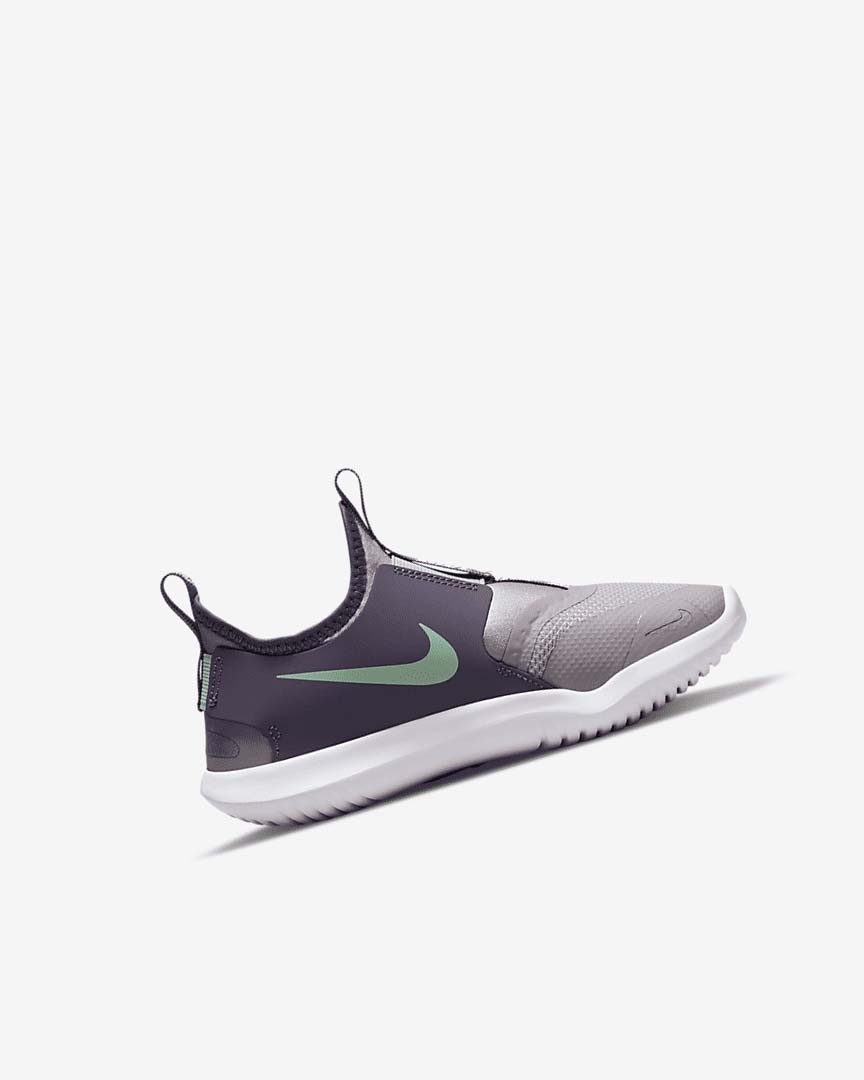 Zapatos Nike Flex Runner Niña Gris Moradas Verde Menta | AR5325