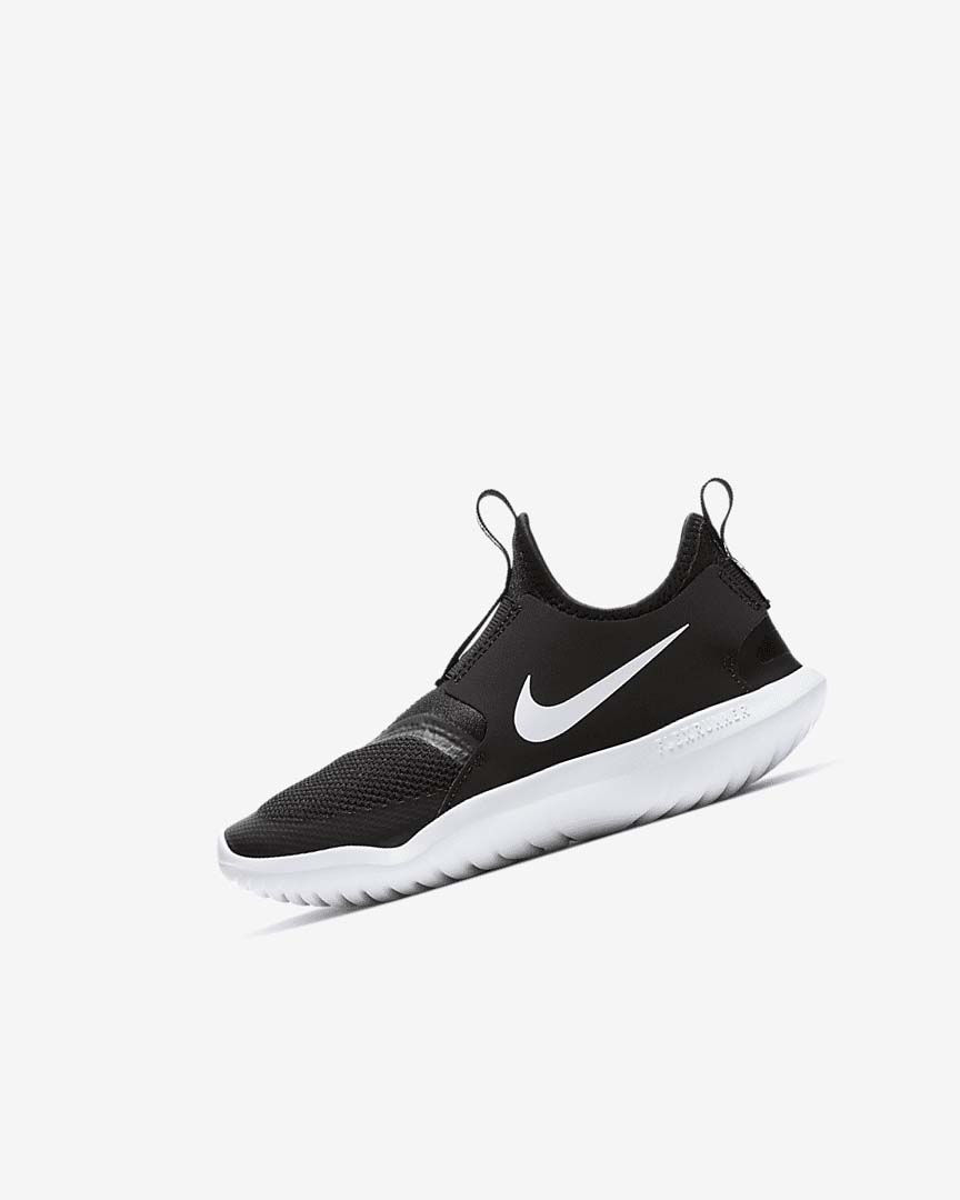 Zapatos Nike Flex Runner Niña Negras Blancas | AR2371