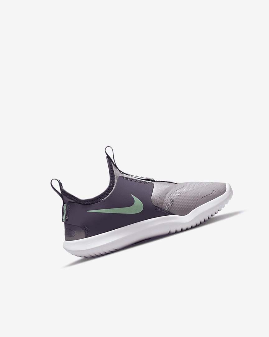 Zapatos Nike Flex Runner Niño Gris Moradas Verde Menta | AR1128