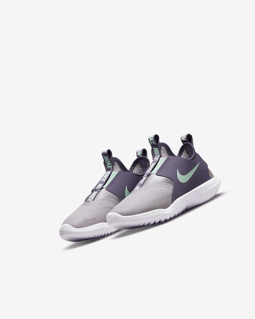 Zapatos Nike Flex Runner Niño Gris Moradas Verde Menta | AR1128