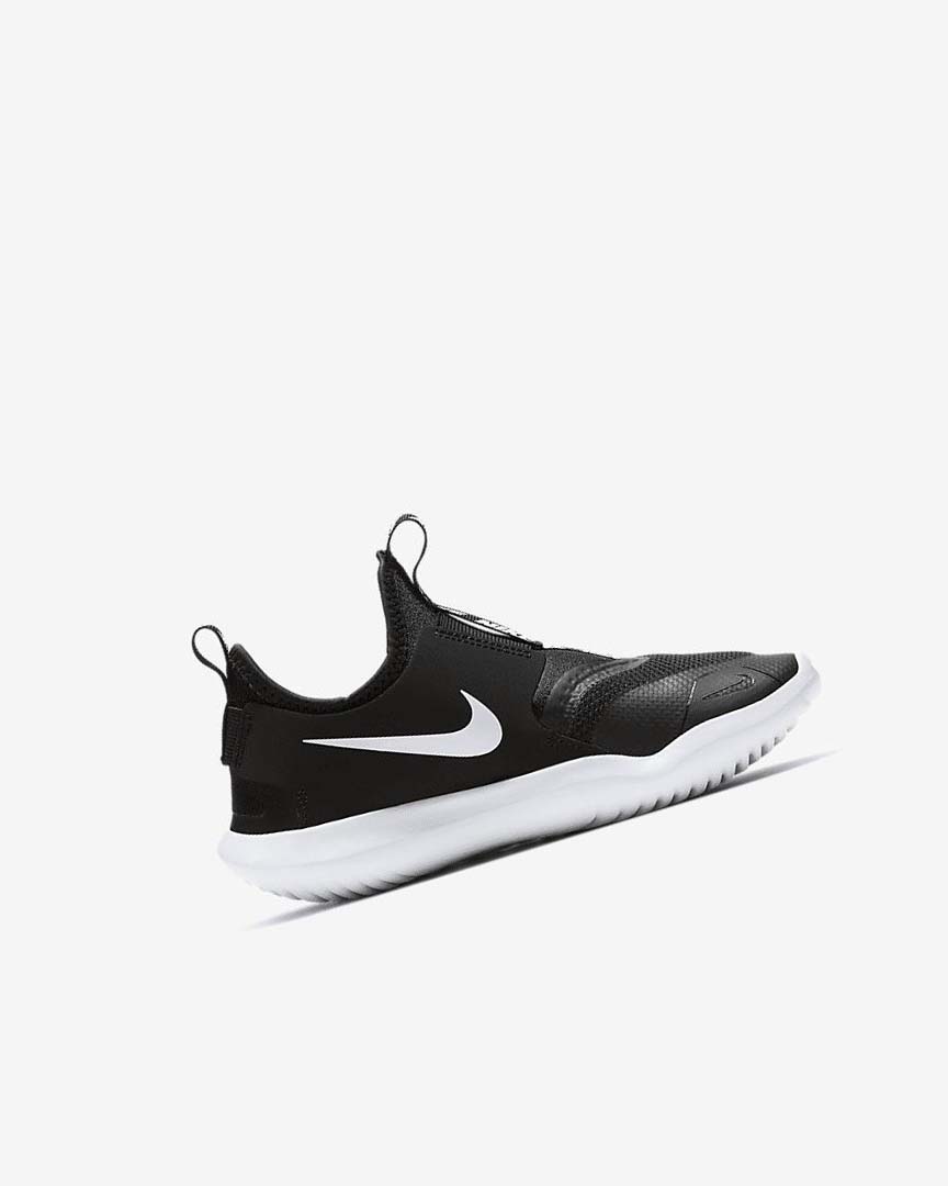 Zapatos Nike Flex Runner Niño Negras Blancas | AR2955