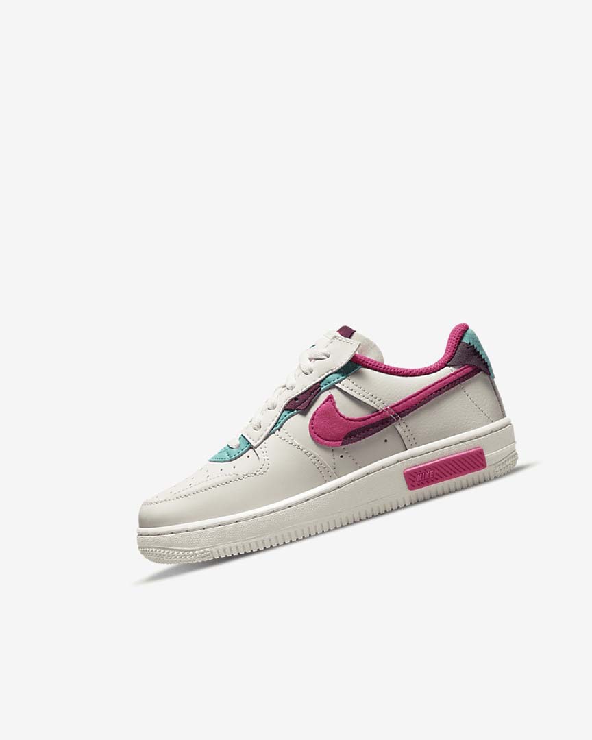 Zapatos Nike Force 1 Fontanka Niña Turquesa Rosas | AR2796