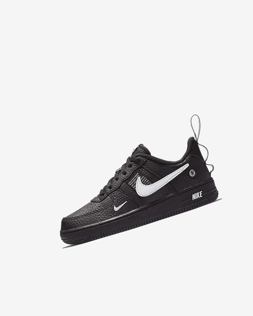 Zapatos Nike Force 1 LV8 Utility Niña Negras Negras Amarillo Blancas | AR2769