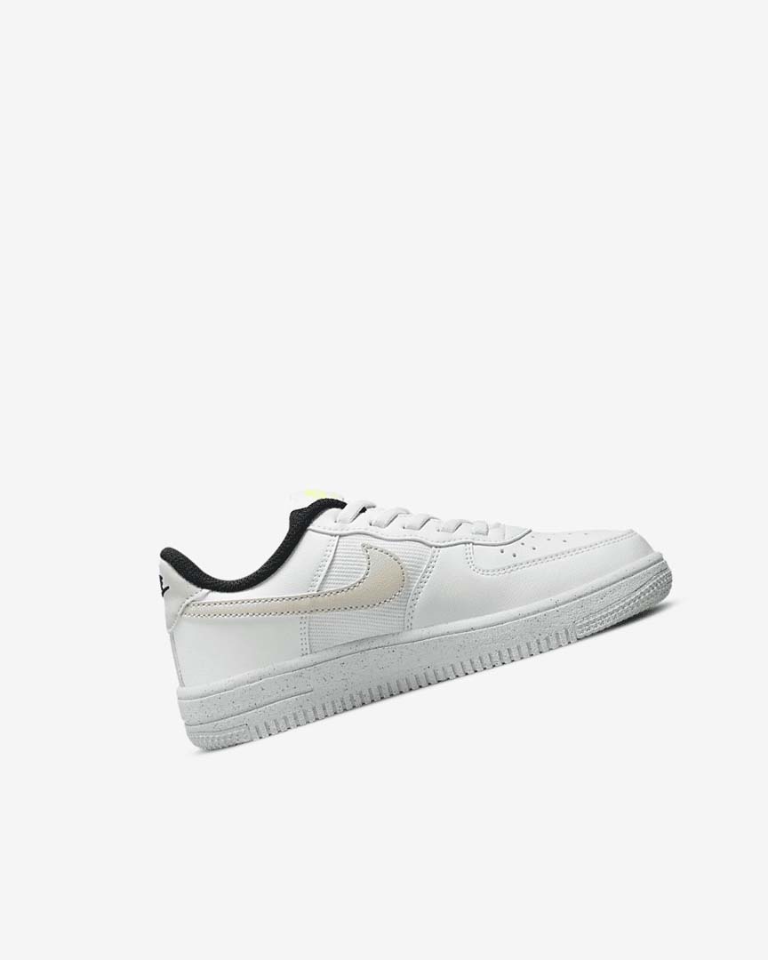 Zapatos Nike Force 1 Next Nature Niña Blancas Negras Beige Claro | AR3104