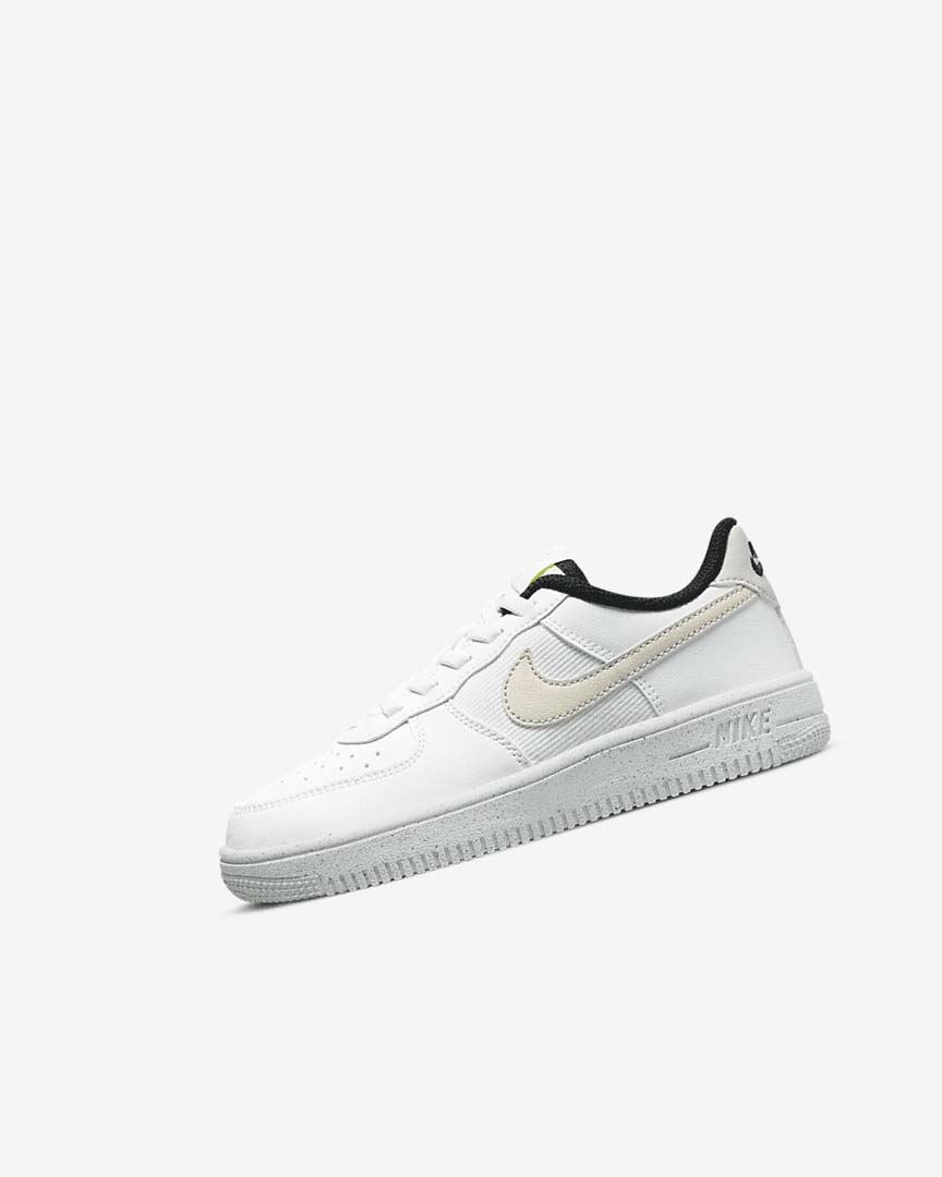 Zapatos Nike Force 1 Next Nature Niña Blancas Negras Beige Claro | AR3104