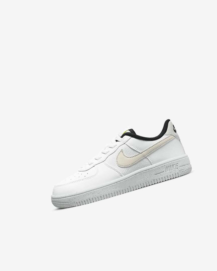 Zapatos Nike Force 1 Next Nature Niño Blancas Negras Beige Claro | AR5167