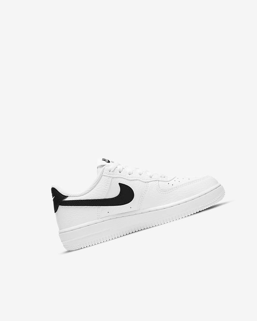 Zapatos Nike Force 1 Niña Blancas Negras | AR2449