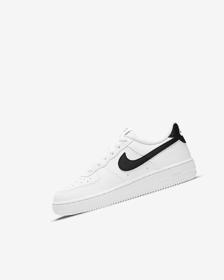 Zapatos Nike Force 1 Niña Blancas Negras | AR2449