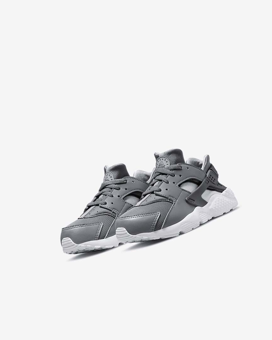 Zapatos Nike Huarache Run Niña Gris Gris Blancas Gris | AR5260