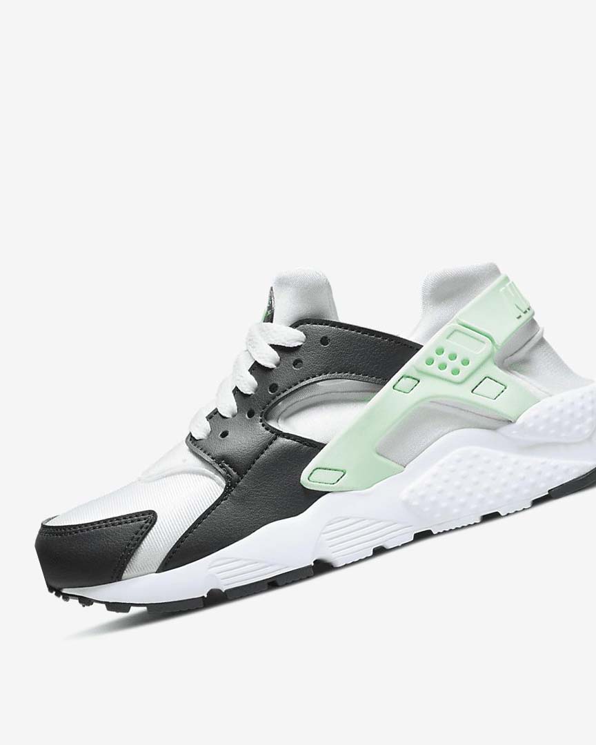 Zapatos Nike Huarache Run Niño Blancas Verde Menta | AR5240