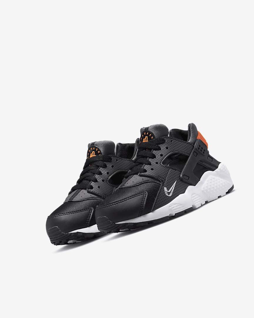 Zapatos Nike Huarache Run Niño Negras Naranjas Gris Blancas | AR2932