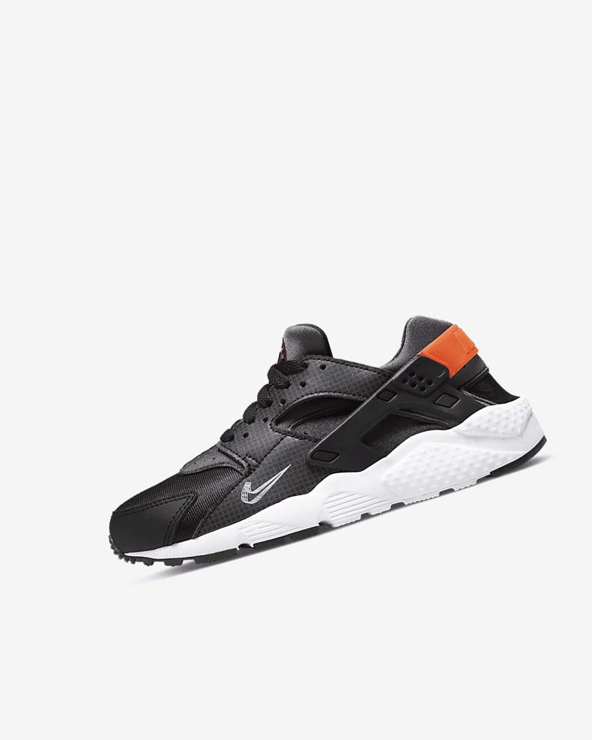 Zapatos Nike Huarache Run Niño Negras Naranjas Gris Blancas | AR2932