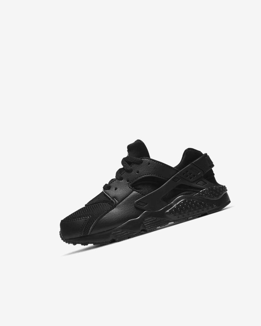 Zapatos Nike Huarache Run Niño Negras Negras Negras | AR4583