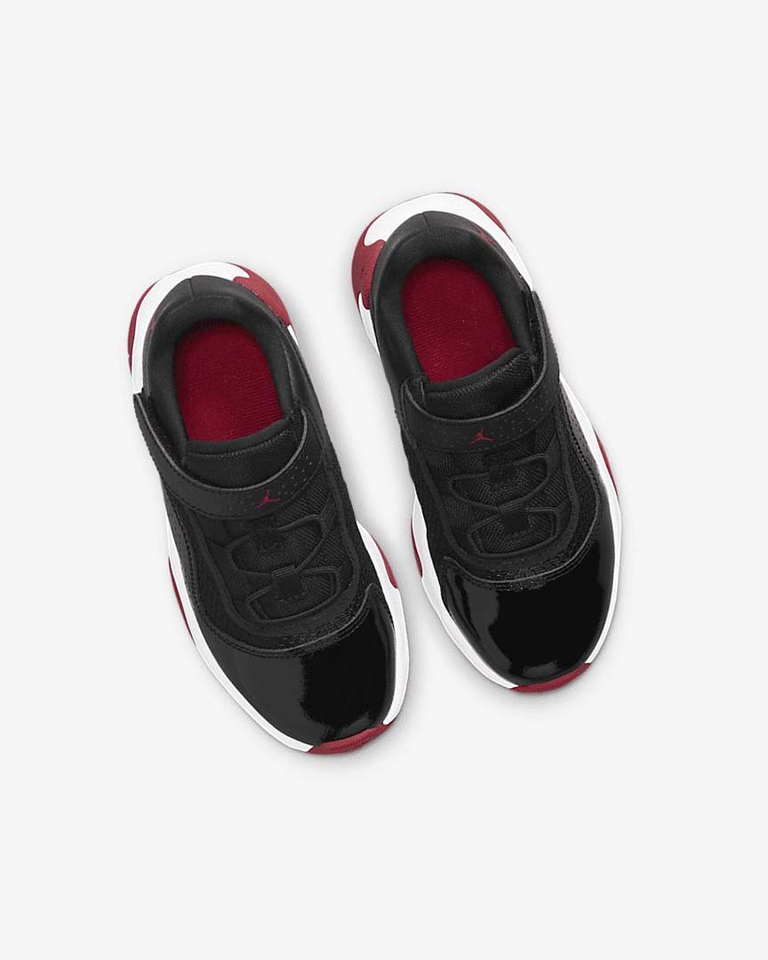 Zapatos Nike Jordan 11 CMFT Low Niño Negras Rojas Blancas | AR2416