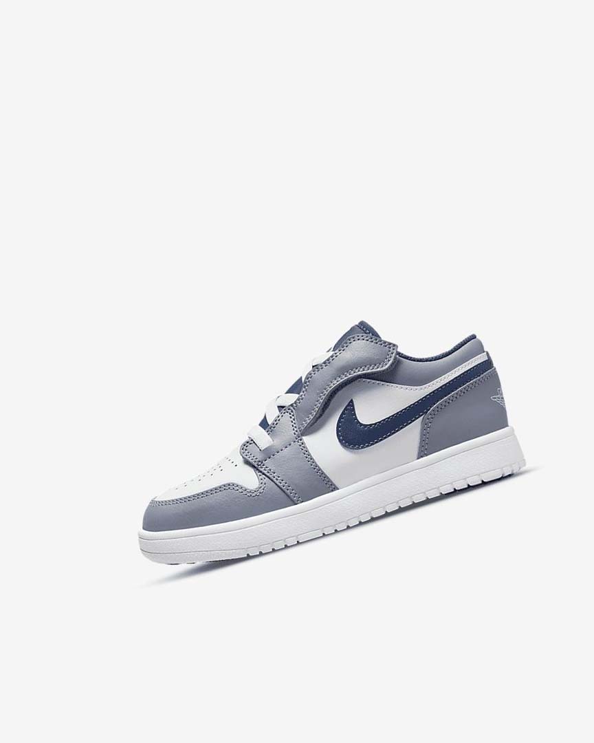 Zapatos Nike Jordan 1 Low Alt Niño Azul Marino Blancas | AR5578