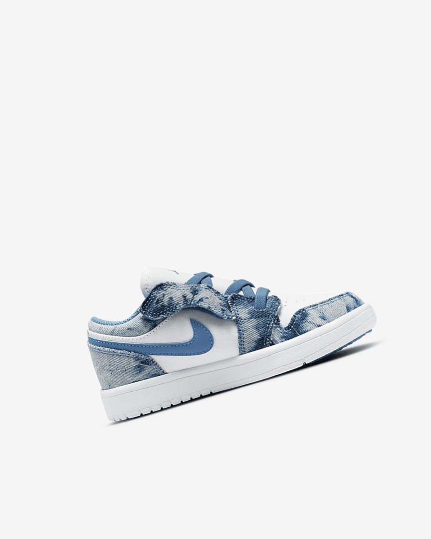 Zapatos Nike Jordan 1 Low Alt Niño Blancas Blancas Azules | AR5391