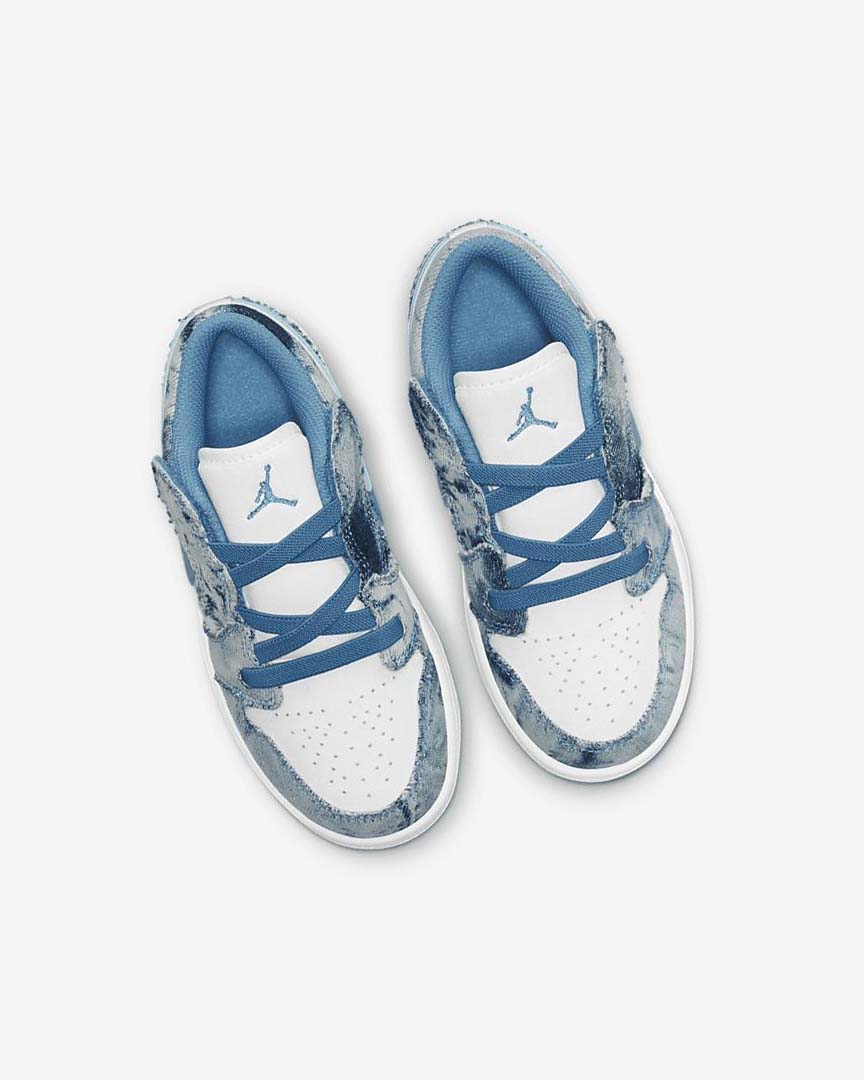 Zapatos Nike Jordan 1 Low Alt Niño Blancas Blancas Azules | AR5391