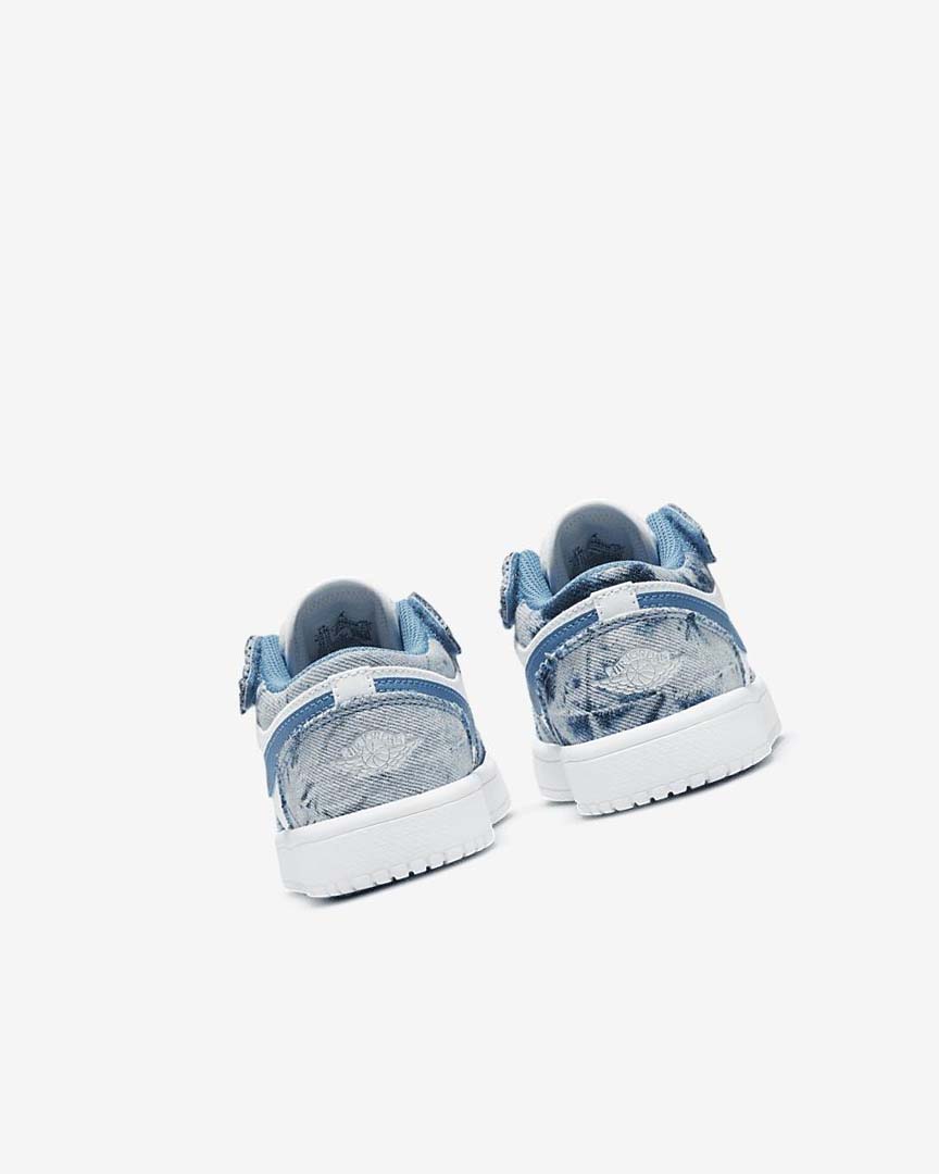 Zapatos Nike Jordan 1 Low Alt Niño Blancas Blancas Azules | AR5391