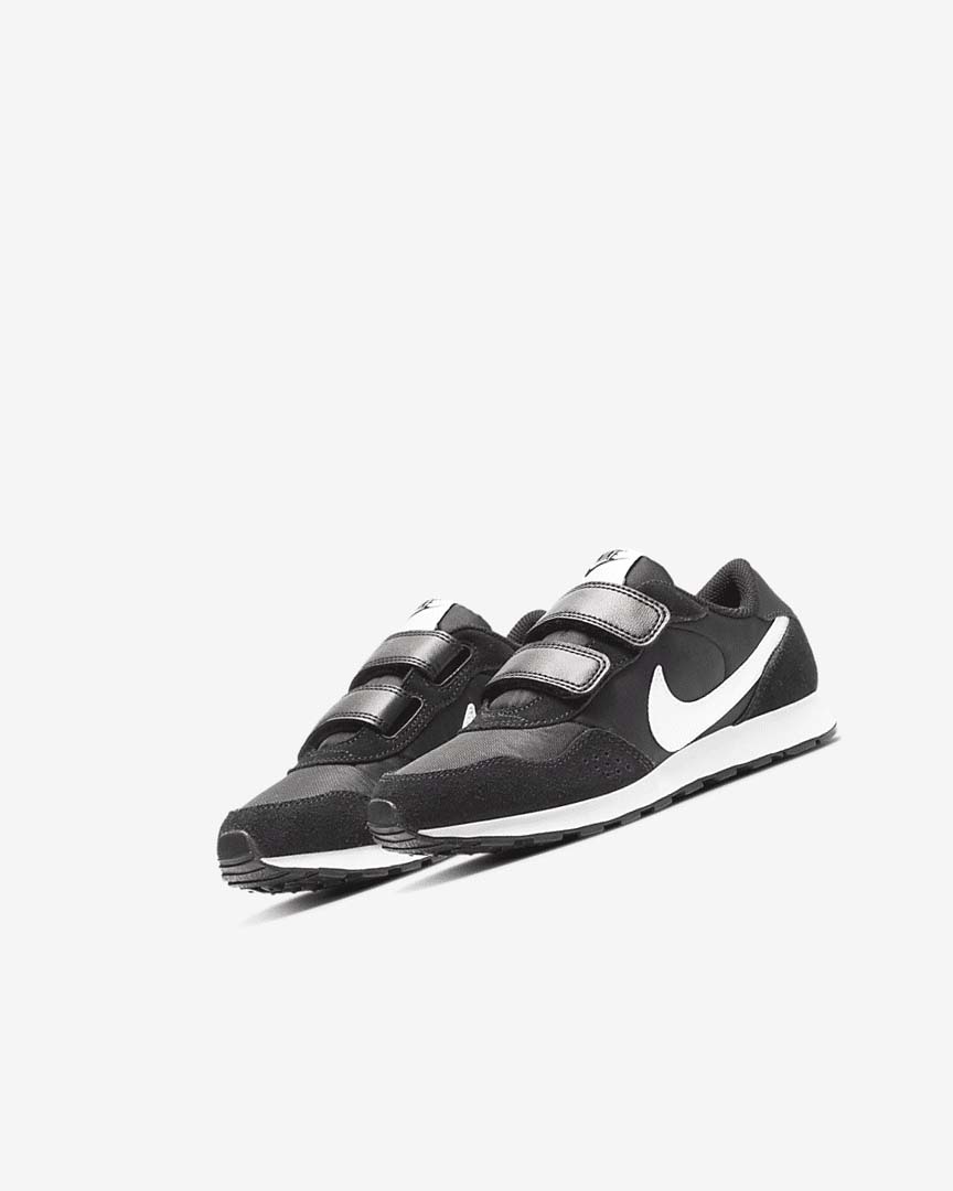 Zapatos Nike MD Valiant Niña Negras Blancas | AR5459