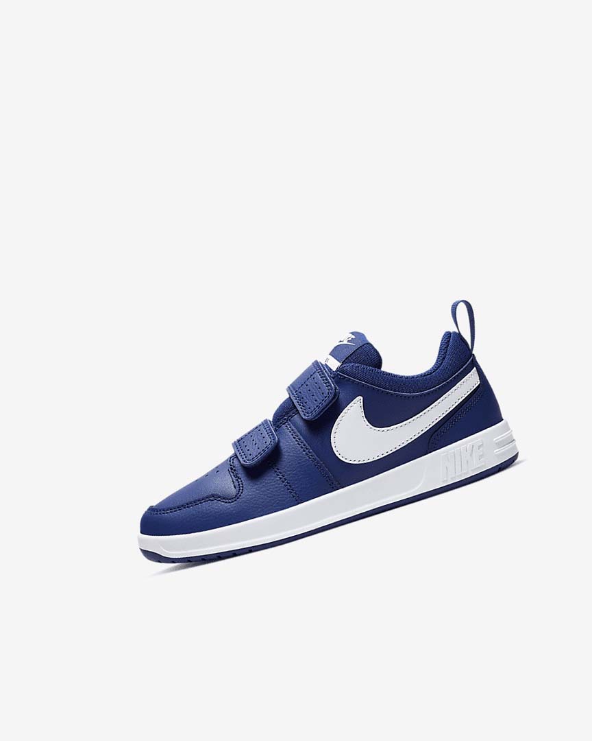 Zapatos Nike Pico 5 Niña Azul Real Oscuro Azules Blancas | AR5207