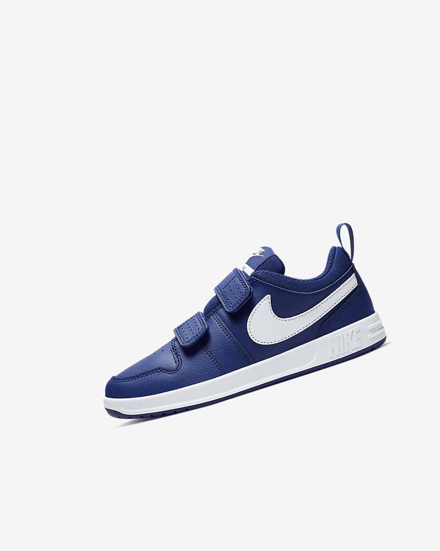 Zapatos Nike Pico 5 Niño Azul Real Oscuro Azules Blancas | AR2314