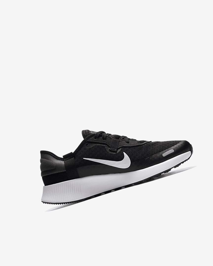 Zapatos Nike Reposto Niña Negras Gris Oscuro Gris Blancas | AR2527