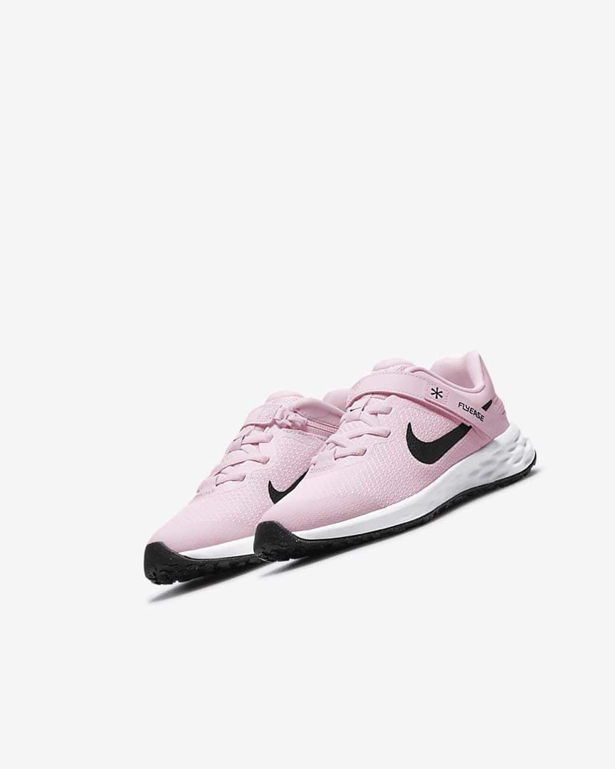 Zapatos Nike Revolution 6 FlyEase Niña Rosas Negras | AR4779