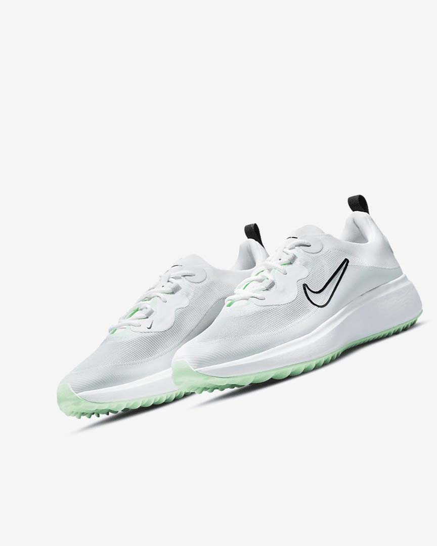 Zapatos de Golf Nike Ace Summerlite Mujer Blancas Plateadas Verde Menta Negras | AR4714