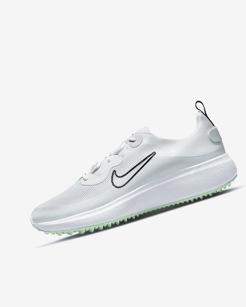 Zapatos de Golf Nike Ace Summerlite Mujer Blancas Plateadas Verde Menta Negras | AR4714