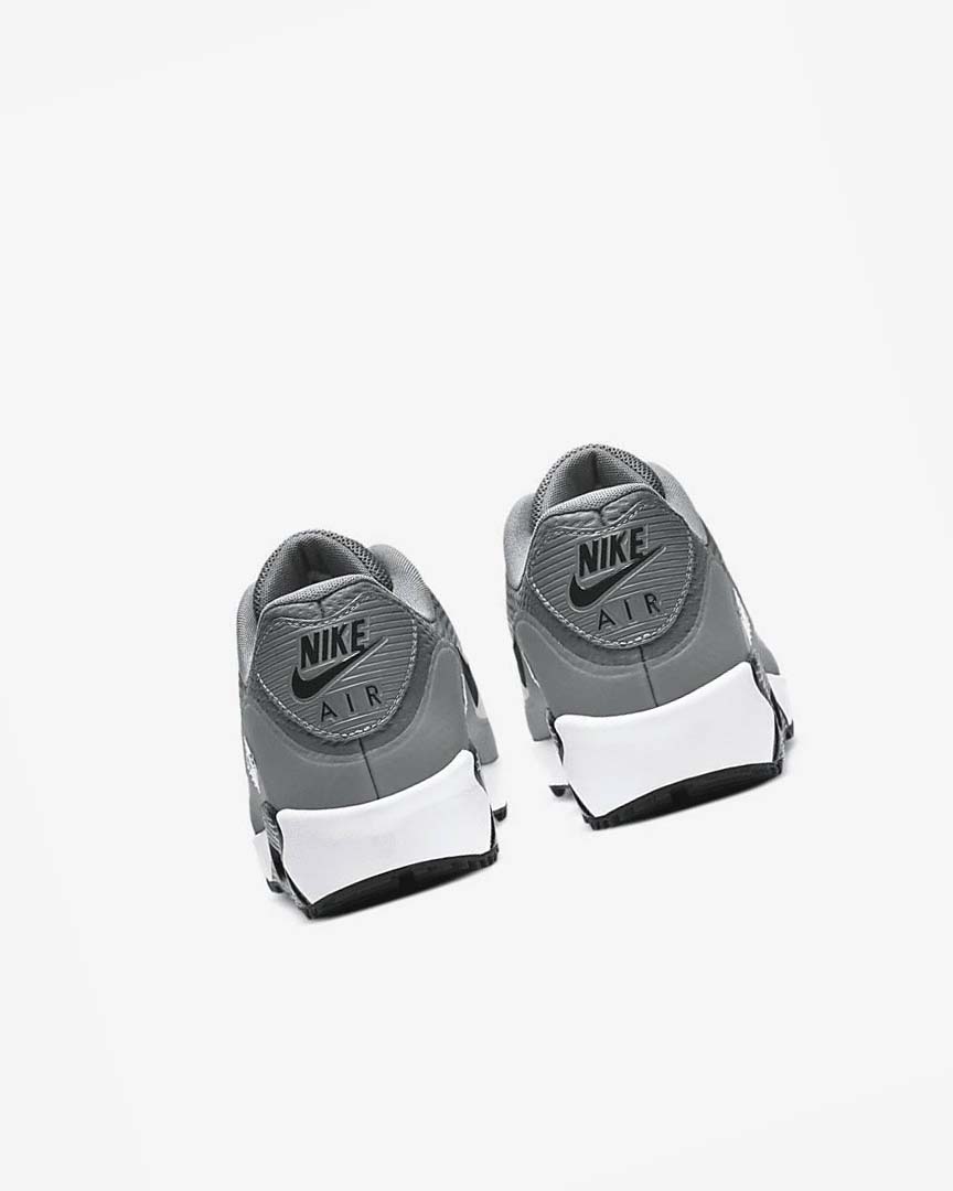 Zapatos de Golf Nike Air Max 90 G Hombre Gris Blancas Negras | AR3196