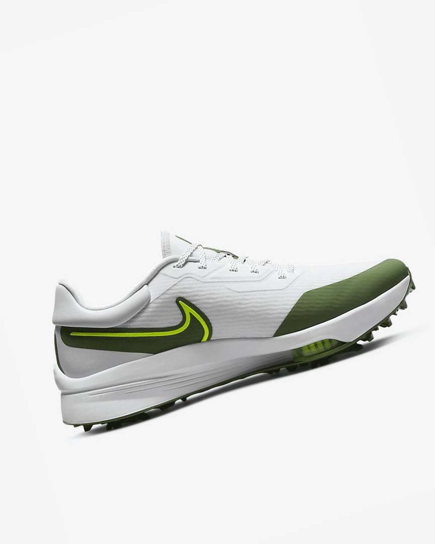 Zapatos de Golf Nike Air Zoom Infinity Tour NEXT% Hombre Blancas Plateadas | AR2620