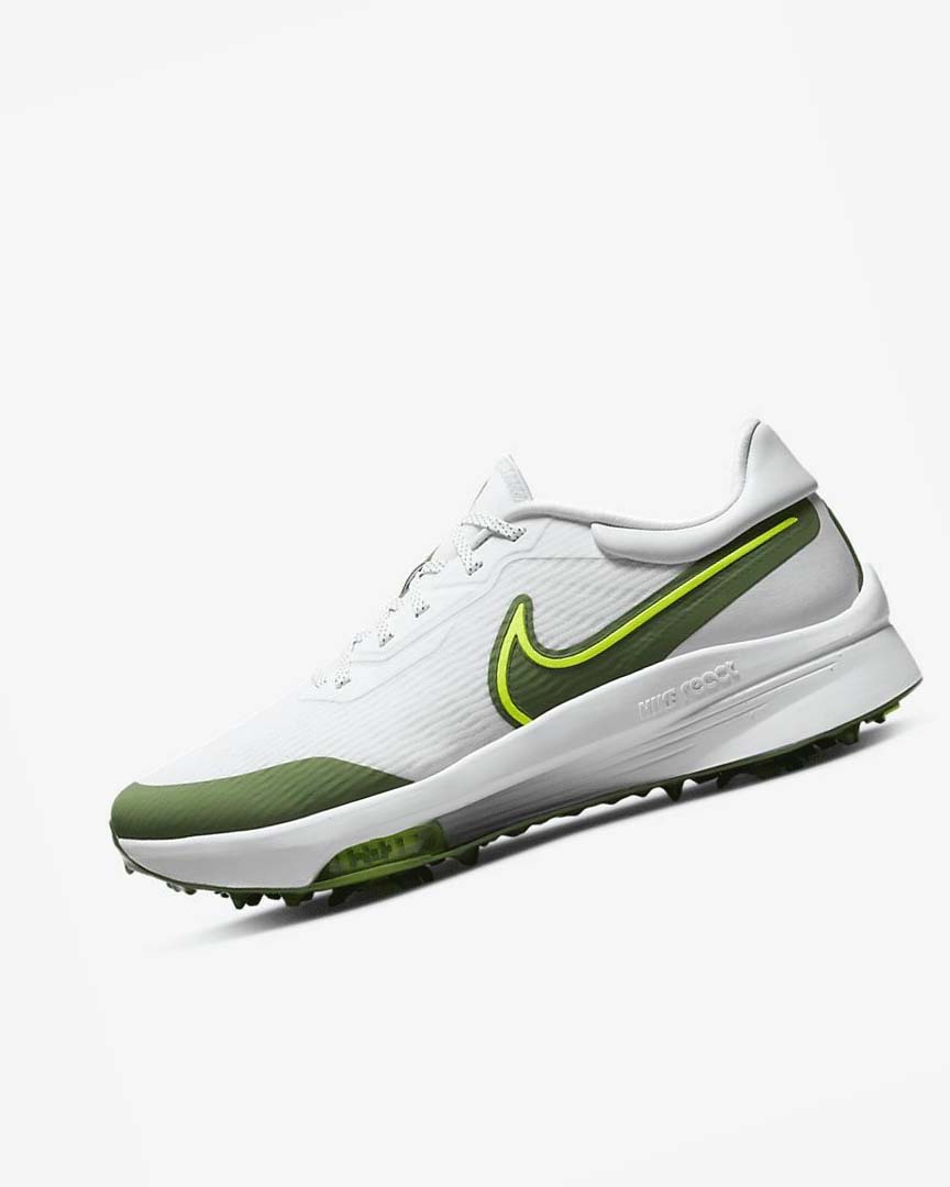 Zapatos de Golf Nike Air Zoom Infinity Tour NEXT% Hombre Blancas Plateadas | AR2620