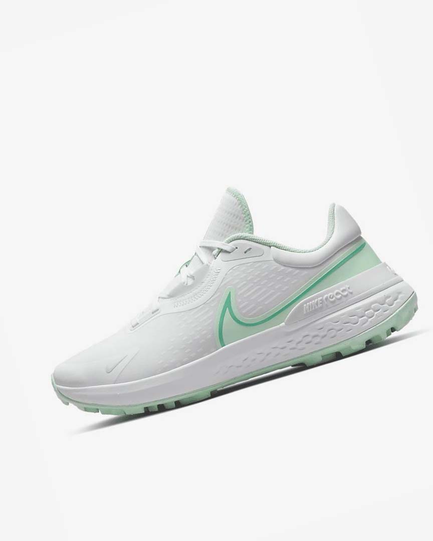 Zapatos de Golf Nike Infinity Pro 2 Hombre Blancas Turquesa Verde Menta | AR3191