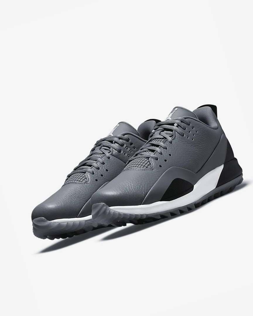 Zapatos de Golf Nike Jordan ADG 3 Hombre Gris Negras Blancas | AR2571