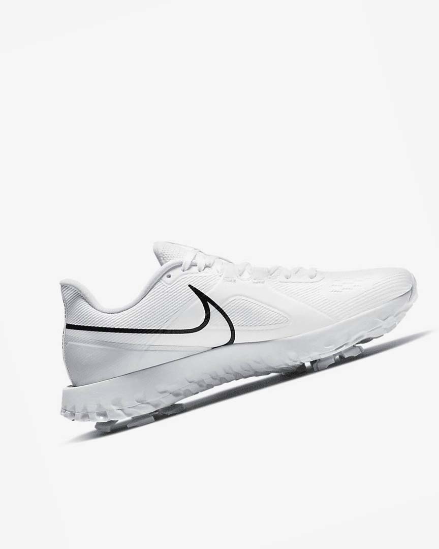 Zapatos de Golf Nike React Infinity Pro Hombre Blancas Metal Plateadas Negras | AR4737