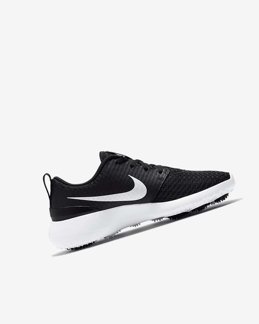 Zapatos de Golf Nike Roshe G Jr. Niño Negras Blancas Metal Blancas | AR3138