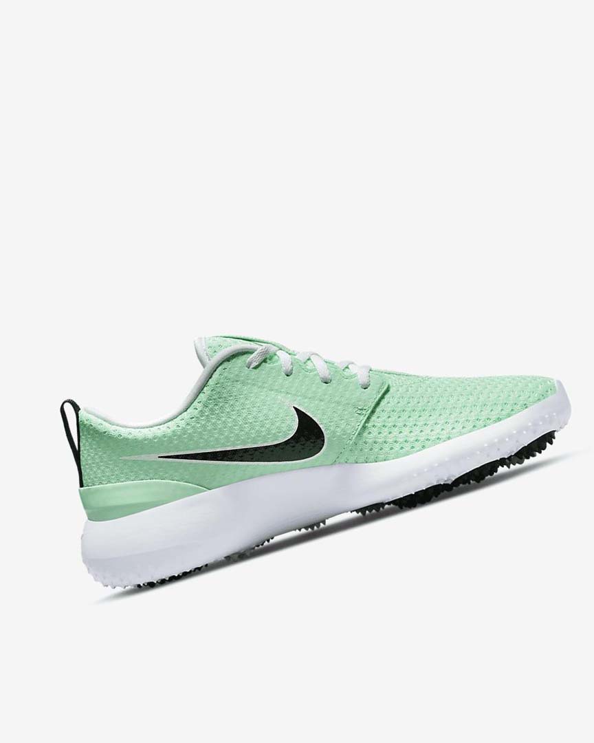 Zapatos de Golf Nike Roshe G Mujer Verde Menta Blancas Negras | AR3063