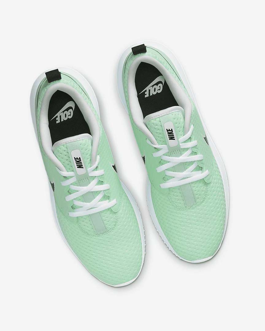 Zapatos de Golf Nike Roshe G Mujer Verde Menta Blancas Negras | AR3063