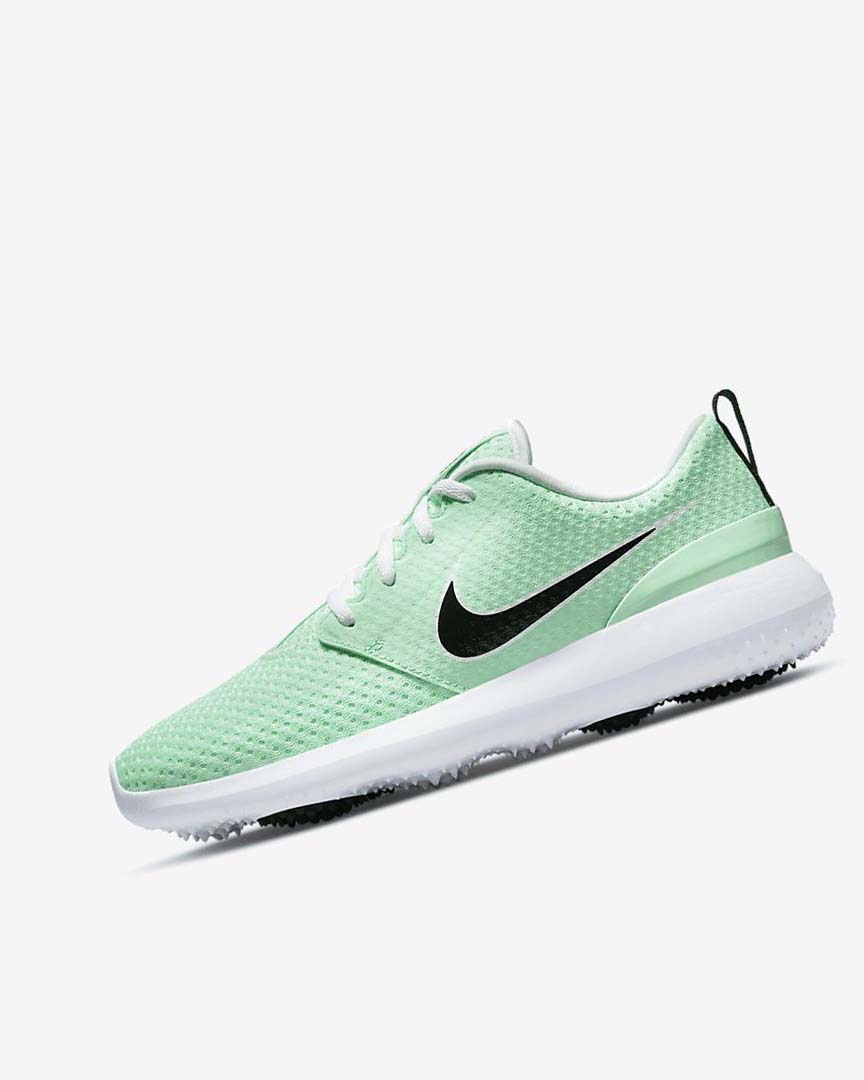 Zapatos de Golf Nike Roshe G Mujer Verde Menta Blancas Negras | AR3063