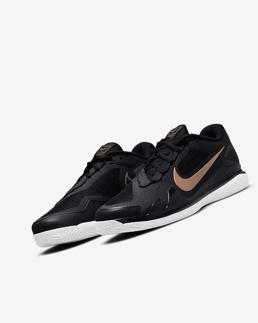 Zapatos de Tenis Nike Court Air Zoom Vapor Pro Mujer Negras Blancas Metal Rojas Marrones | AR2854