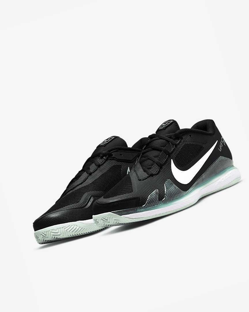 Zapatos de Tenis Nike Court Air Zoom Vapor Pro Hombre Negras Verde Menta Blancas | AR2923