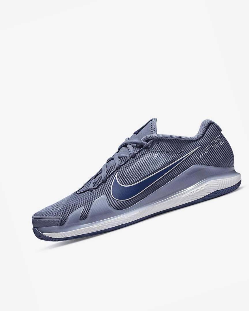 Zapatos de Tenis Nike Court Air Zoom Vapor Pro Hombre Blancas Azul Marino | AR4724