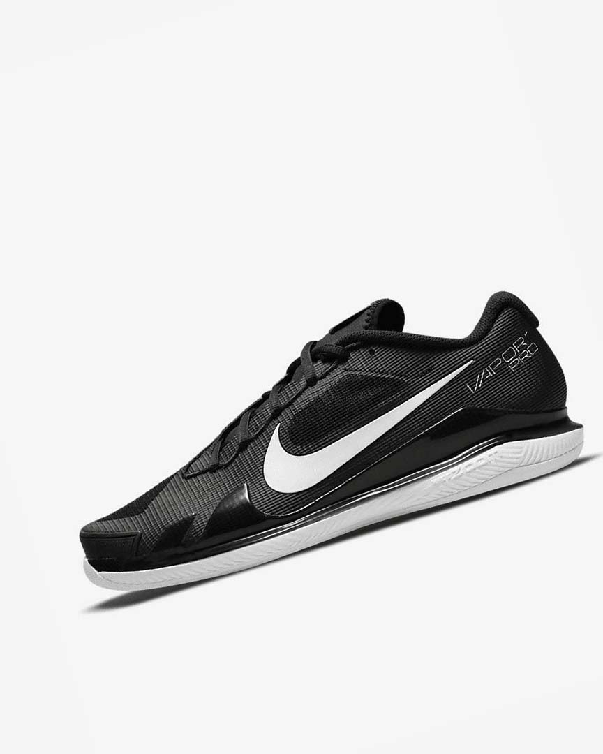 Zapatos de Tenis Nike Court Air Zoom Vapor Pro Hombre Negras Blancas | AR4727