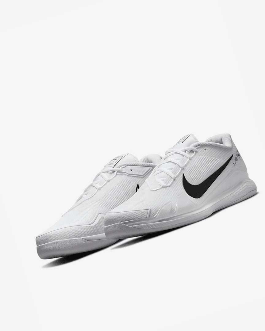 Zapatos de Tenis Nike Court Air Zoom Vapor Pro Hombre Blancas Negras | AR5132