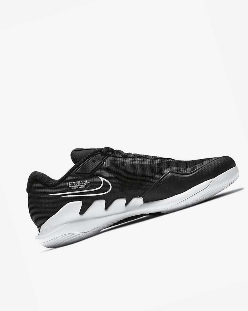 Zapatos de Tenis Nike Court Air Zoom Vapor Pro Hombre Negras Blancas | AR5323