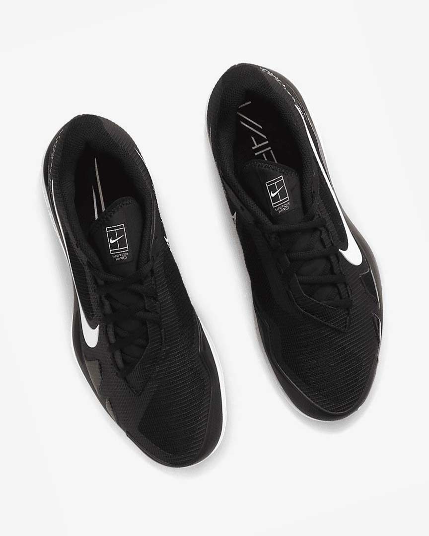 Zapatos de Tenis Nike Court Air Zoom Vapor Pro Hombre Negras Blancas | AR5323