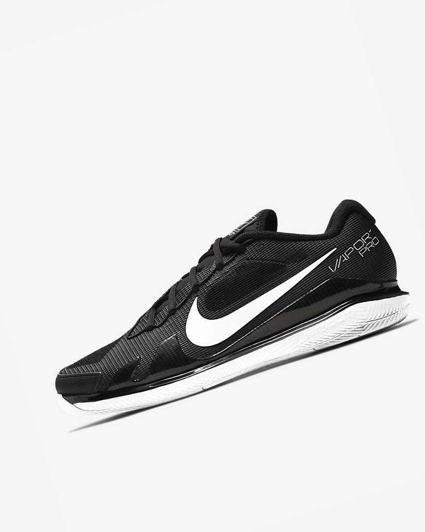 Zapatos de Tenis Nike Court Air Zoom Vapor Pro Hombre Negras Blancas | AR5323