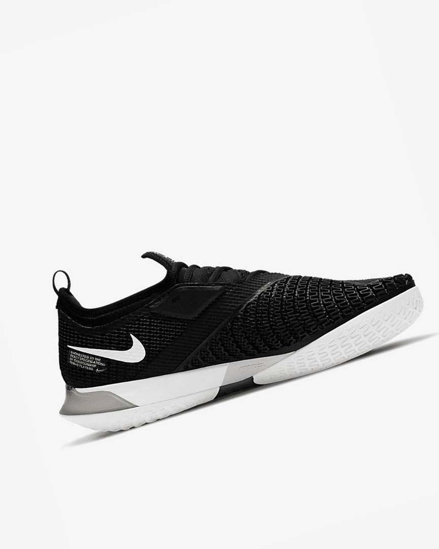 Zapatos de Tenis Nike Court React Vapor NXT Hombre Negras Blancas | AR2600