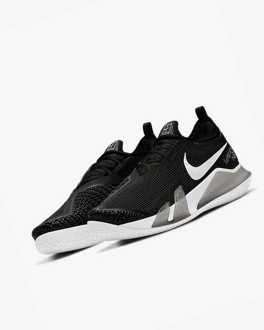 Zapatos de Tenis Nike Court React Vapor NXT Hombre Negras Blancas | AR2600